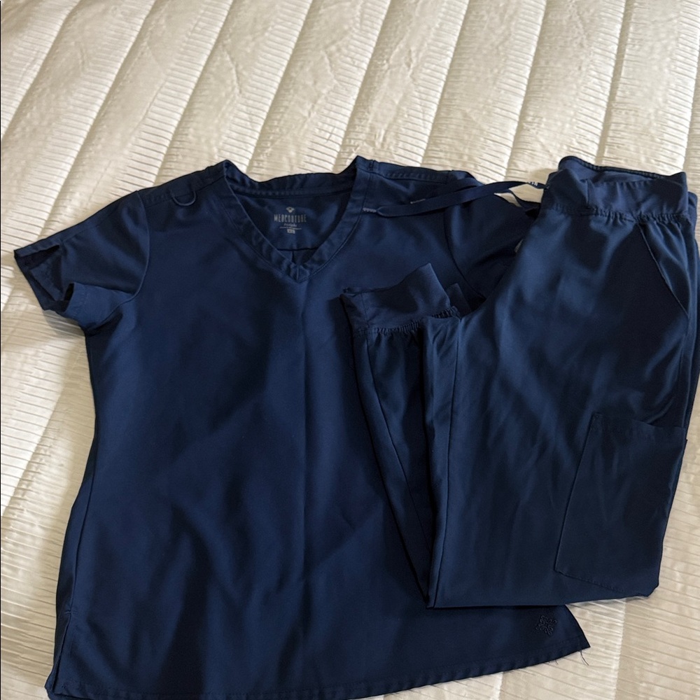Navy MedCouture Scrub Set